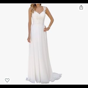 Ivory wedding dress